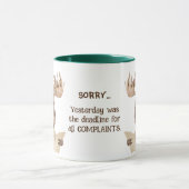 Funny Moose Klaplaint Deadline Kantoor Mok (Midden)