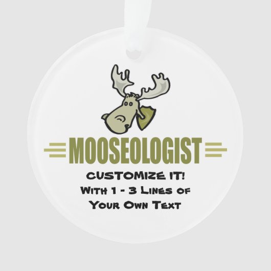 Funny Moose Ornament (voorkant)