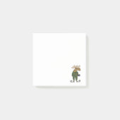 Funny Moose Wearing Polka Dot Pajamas Post-it® Notes (Voorkant)