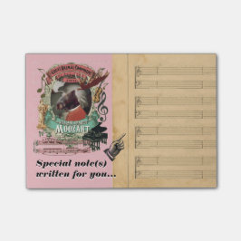 Funny Moozart Mozart Classical Music Parody Post-it® Notes