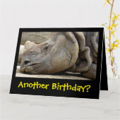 Funny Mopey kreeg de Kaart van de Oude Dagen (Gele Bloem)