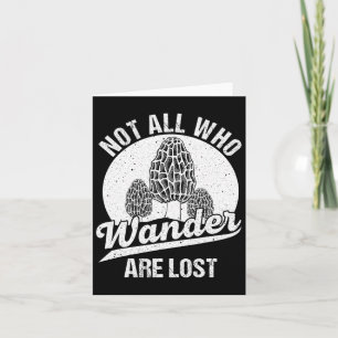 Funny Morel Mushroom Gift Foraging Mushroom Huntin Kaart