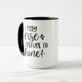 Funny Morning Coffee Mok (Voorkant links)