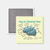 Funny Mortician Gifts Magneet (Voorkant / Achterkant)