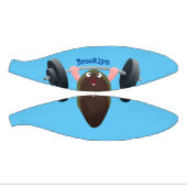 Funny mossel die cartoon illustreren basketbal (Panelen)