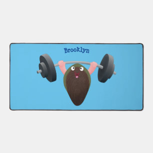 Funny mossel die cartoon illustreren bureaumat