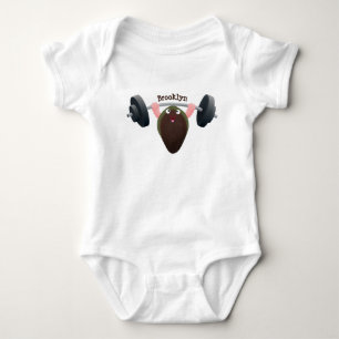 Funny mossel die cartoon illustreren romper