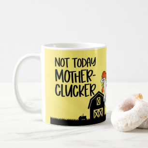 Funny Motherclucker Rooster Coffee Mok, Cup Koffiemok