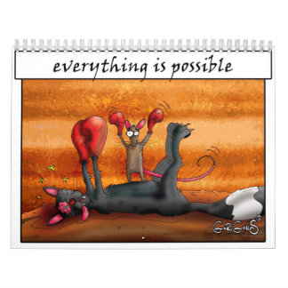 FUNNY MOTIVATIE CALENDAR 2012 KALENDER