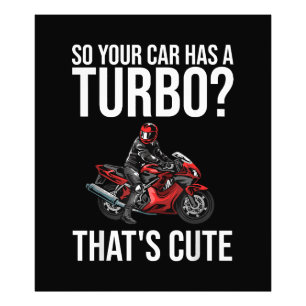 Funny Motorcycle Sportbike Mannen Vrouwen Motorbik Foto Afdruk