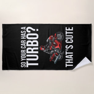 Funny Motorcycle Sportbike Mannen Vrouwen Motorbik Strandlaken