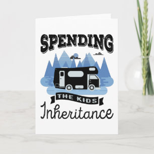 Funny Motorhome RV Retirement Gift Dad Kaart
