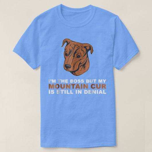 Funny Mountain Cur Dog Gift T-shirt (Design voorkant)