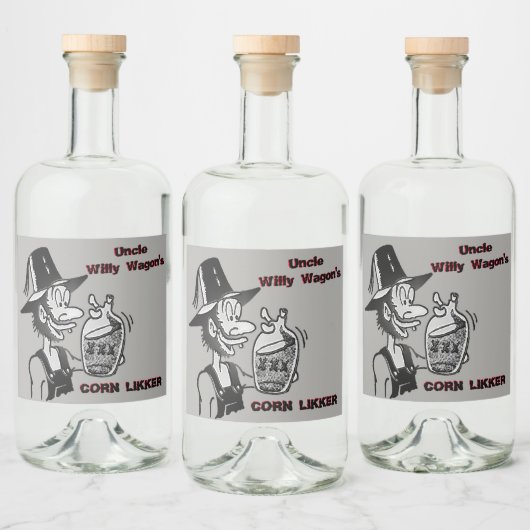 Funny Mountain Man Cool Étiquette de bouteille de  (Bouteilles)