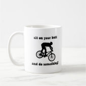 Funny mountainbiking koffiemok (Links)
