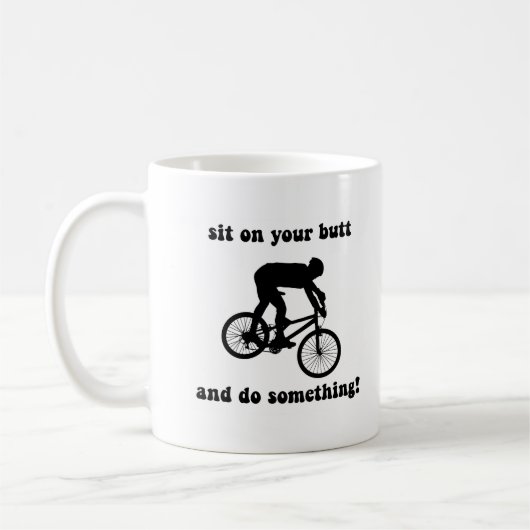 Funny mountainbiking koffiemok (Links)