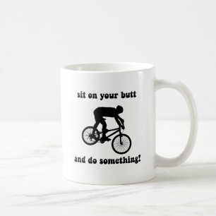 Funny mountainbiking koffiemok