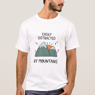 Funny Mountains Natuur Lover T-shirt