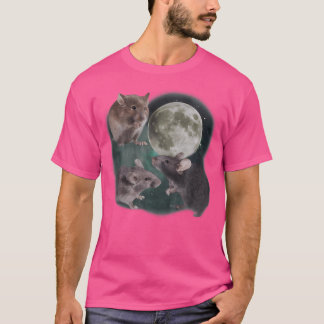 Funny Mouse - Drie Muizenmaan Mannen Vrouwen T-shirt