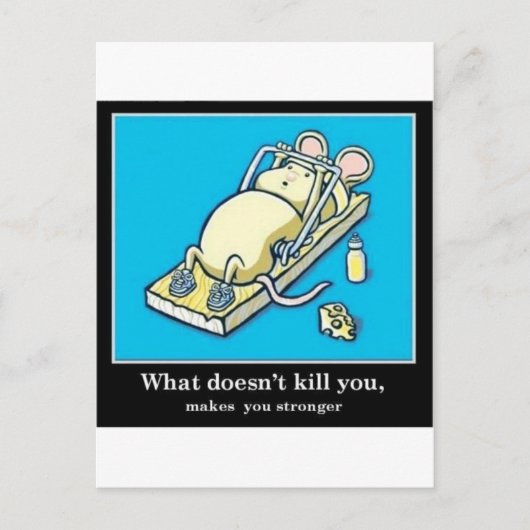 Funny Mouse Product Briefkaart (Voorkant)