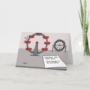 Funny Mouse Wenskaart Kaart