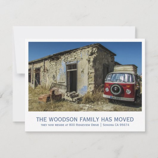 Funny Moving Aankondiging (Voorkant)