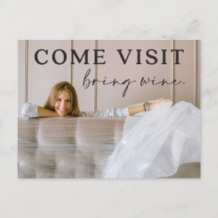 Funny Moving Announcement Briefkaart met foto