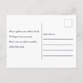 Funny Moving Boxes We hebben ons verplaatst Aankondigingskaart (Achterkant)