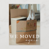 Funny Moving carte postale Faire-part avec photo (Devant)