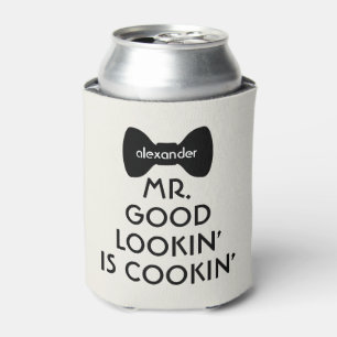 Funny Mr Good look Cooking Bowtie Kitchen Grill Blikjeskoeler