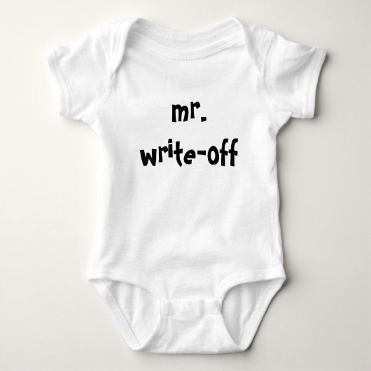 Funny Mr Right Spoof Romper (Voorkant)