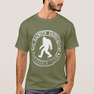 Funny Mt Rainier National Park Sasquatch Team T-shirt