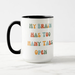 Funny mug adhd en Neurodivergent. Mok