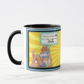 Funny Mug Coffee Best Friend Gift "Hot Flash" (Gauche)