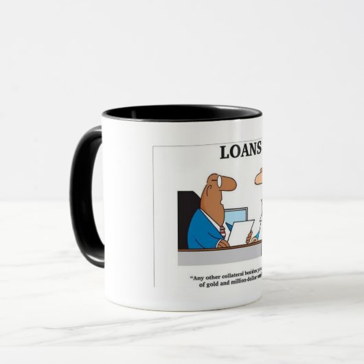 Funny Mug for Loan Officers Mok (Voorkant links)
