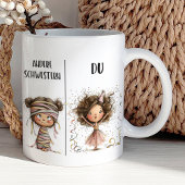 Funny Mug for Sisters in German