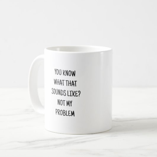 Funny Mug, Funny Gifts, Funny Coffee Mok (Voorkant links)