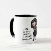 Funny Mug | Funny Mug voor Gift | Trending Print Mok (Voorkant links)