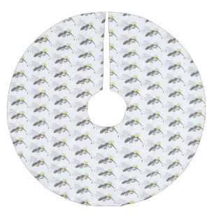 Funny mug insect cartoon illustratie kerstboom rok