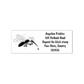 Funny mug insect cartoon illustratie 	rubberstempel (Afrduk)