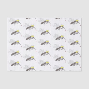 Funny mug insect cartoon illustratie tissuepapier