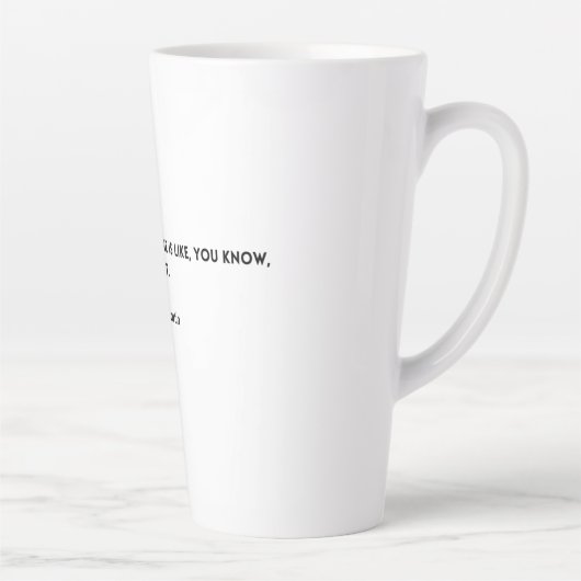 Funny Mug Latte Mok (Rechts)