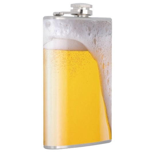 Funny Mug of Beer Optical Illusion Heupfles (Rechts)