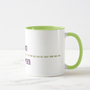 Funny Mug voor Triathlete - Schud en Tapered Mok
