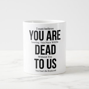 Funny mugs voor collega's extra grote beker
