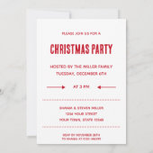 Funny Mugshot Guilty Giraffe-kerstuitnodiging Kaart (Achterkant)