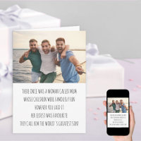 Funny Mum Limerick Favoriete Zoon Birthday