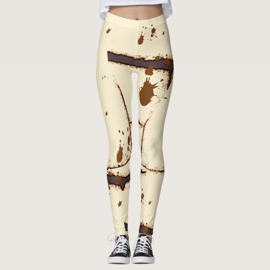 Funny Mummy Bandages Costume Leggings (Voorkant)