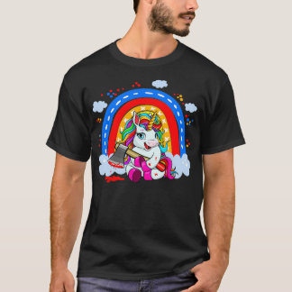 Funny Murderous Unicorn T-shirt