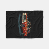 Funny Muscle Car Christmas Graphics Lights Lover  Fleece Deken (Voorkant (Horizontaal))